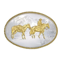 Montana Silversmiths Trail Ride Horse Buckle