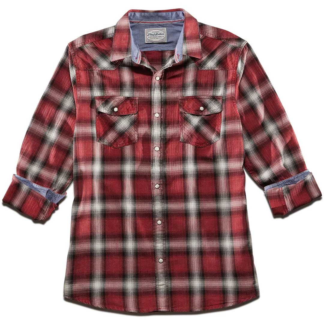 Flag & Anthem Men's Moores Vintage Washed Snap Shirt - Image 3