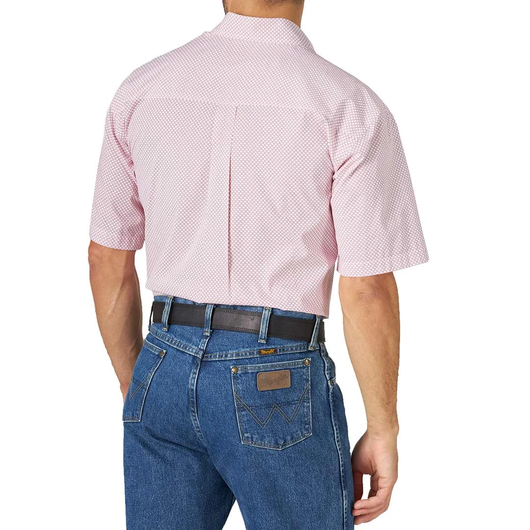 Wrangler George Strait Men's Short Sleeve Sunset Geo Print Button-Down Shirt - Image 2