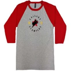 Calgary Stampede Unisex Bronc Baseball T-shirt