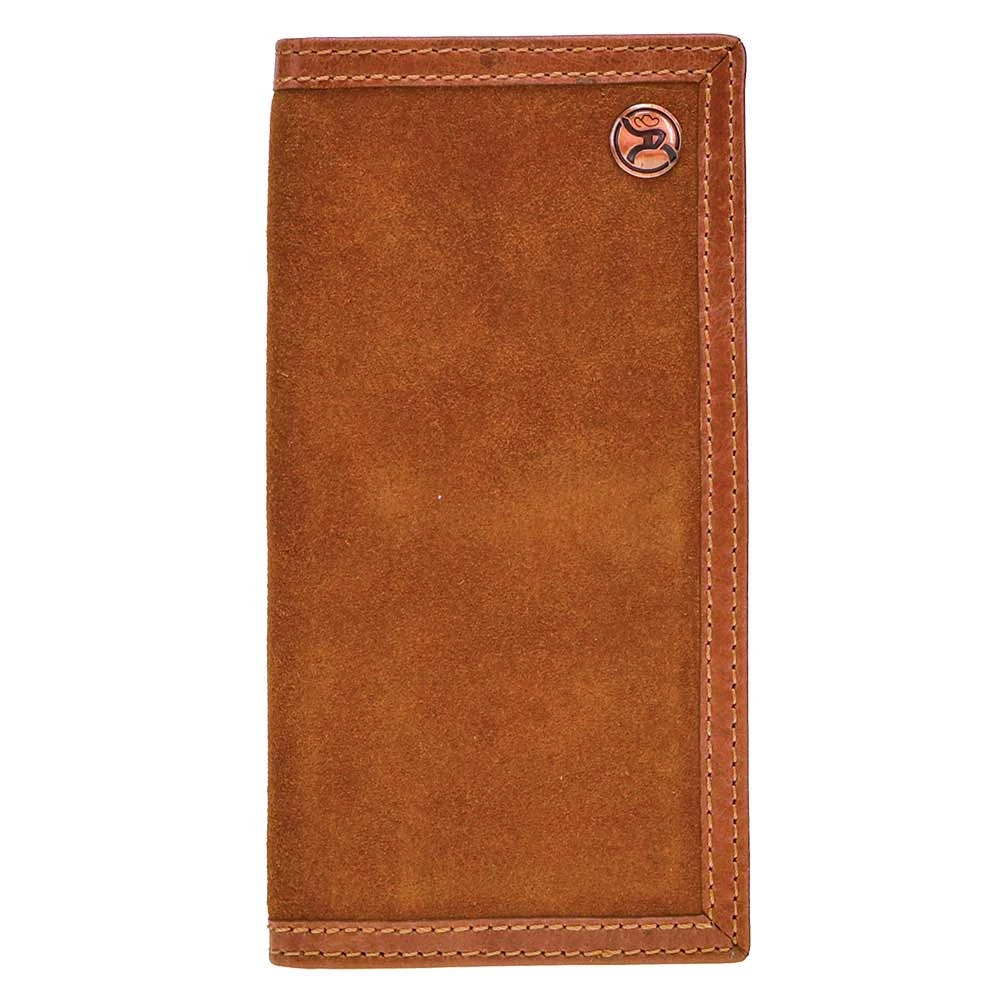 Hooey Brands Men's Roughy Classic Roughout Rodeo Wallet