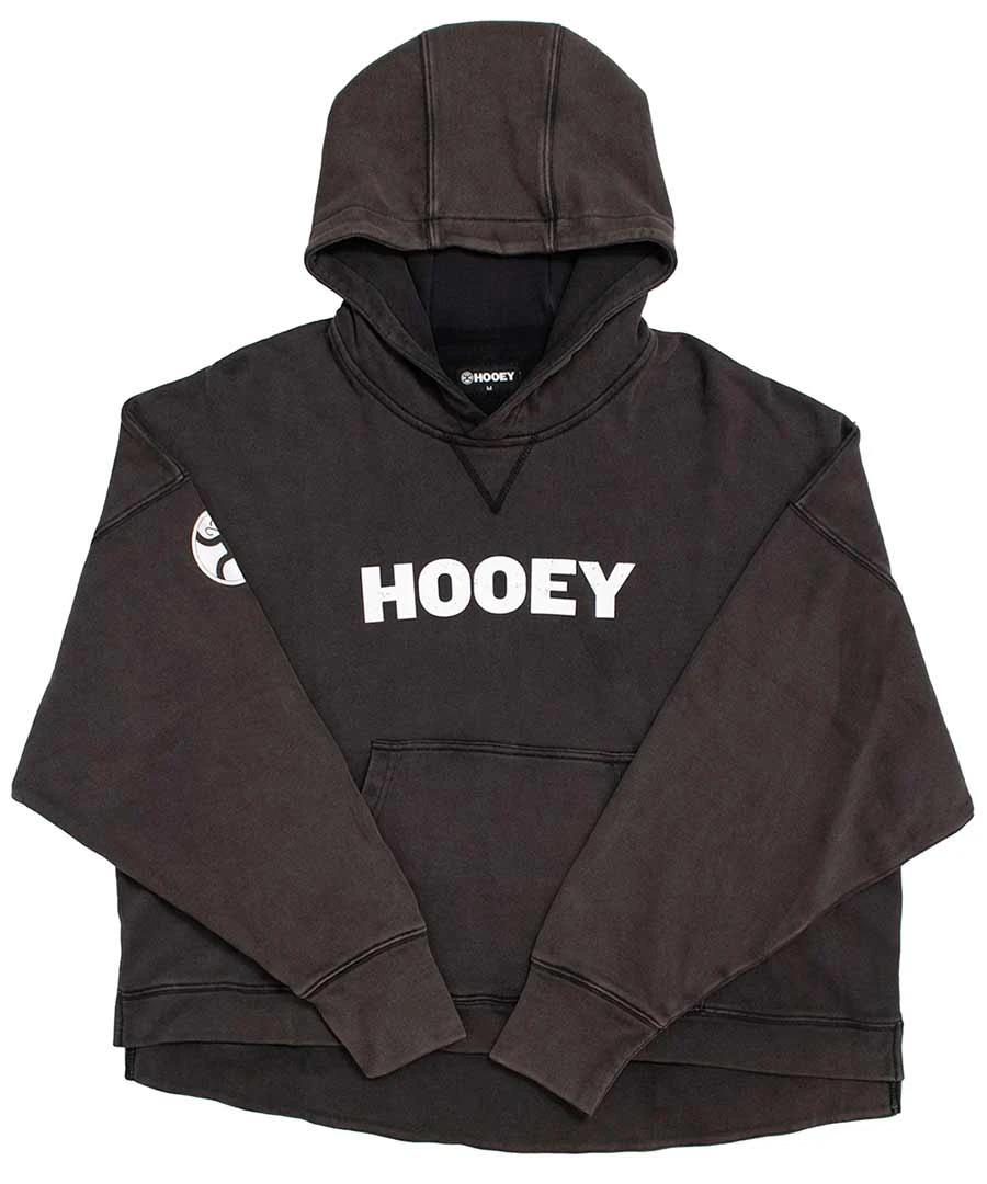 Hooey Women's Roomy Cropped Logo Hoodie
