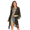 Rock & Roll Cowgirl Women's Fringe Crochet Cardigan