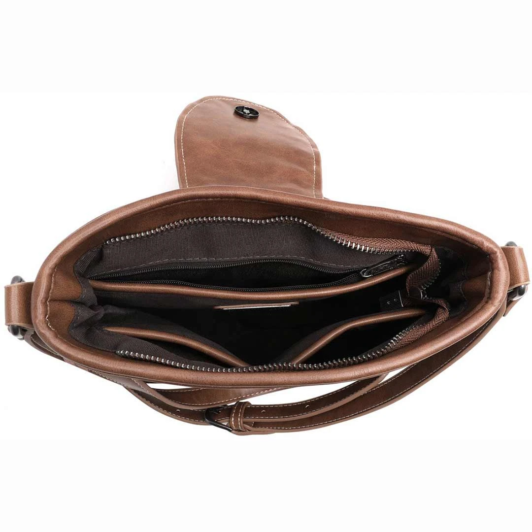 Trinity Ranch Hair-On Cowhide Crossbody Bag - Image 3