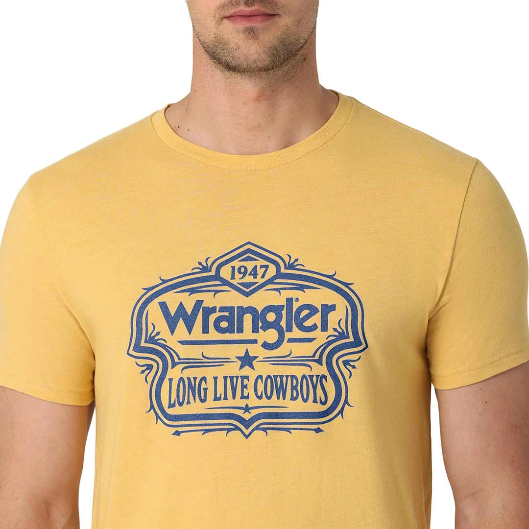 Wrangler Men's Long Live Badge Graphic T-Shirt - Image 3