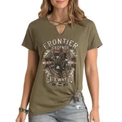 Panhandle Women's Frontier Legends Graphic Tunic T-shirt