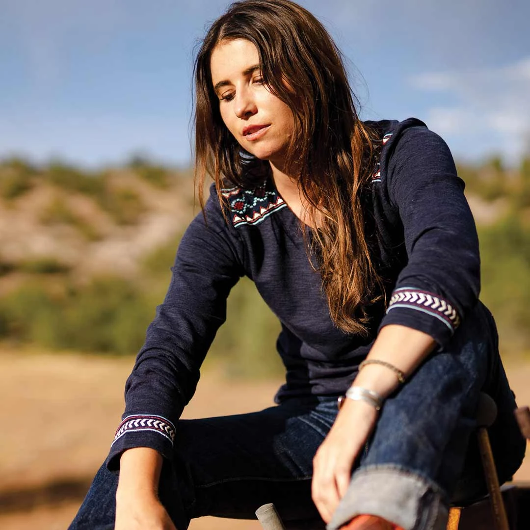 Outback Trading Co. Women's Julie Henley T-Shirt - Image 2