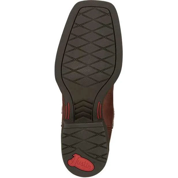 Justin Men's Bowline Cowboy Boots - Image 5