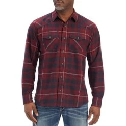 Ariat Men's Heath Retro Fit Plaid Snap Shirt