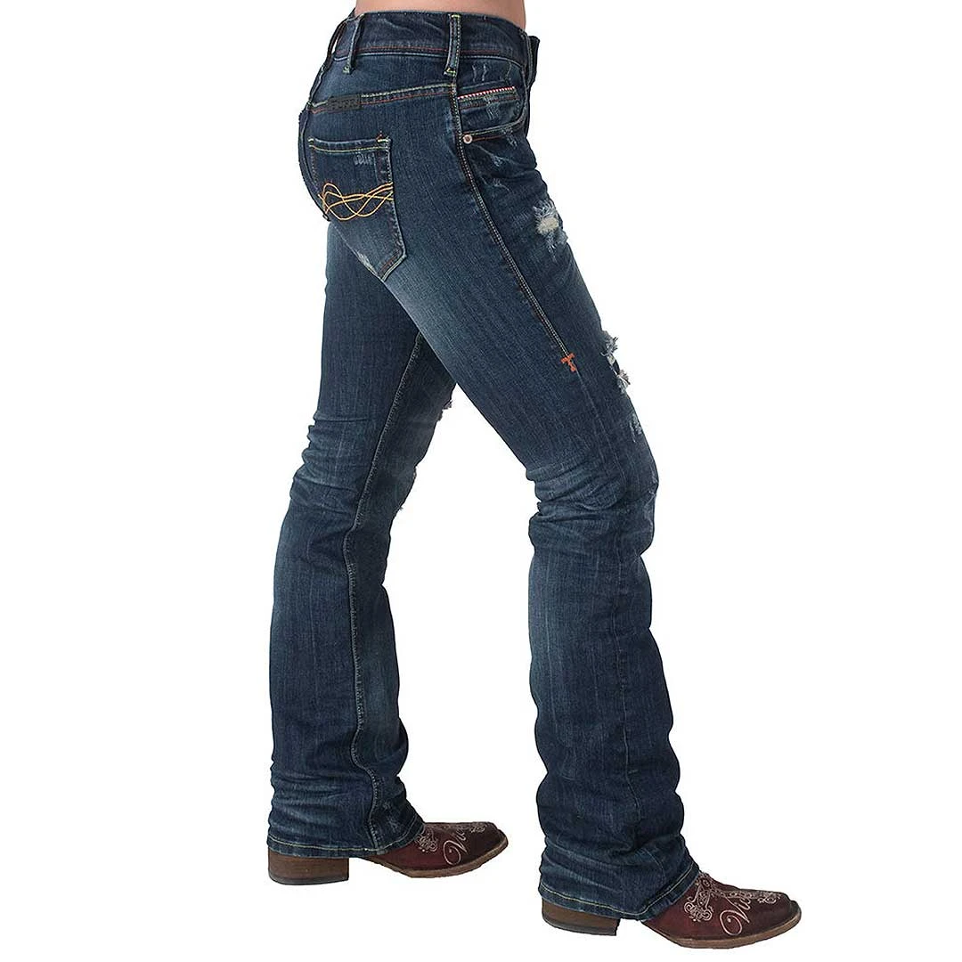 Cowgirl Tuff Women's Tear It Up Bootcut Jeans - Image 4