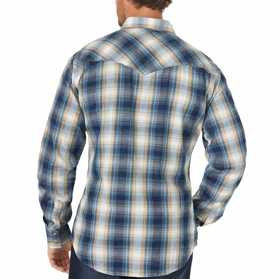 Wrangler Men's Western Plaid Snap Shirt - Image 2