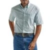 Wrangler Men's George Strait Short Sleeve Button-Down Print Shirt