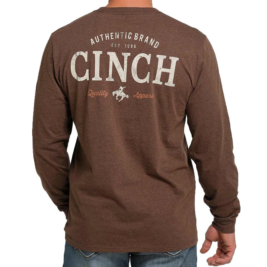 Cinch Men's Logo Graphic Long Sleeve T-Shirt - Image 2
