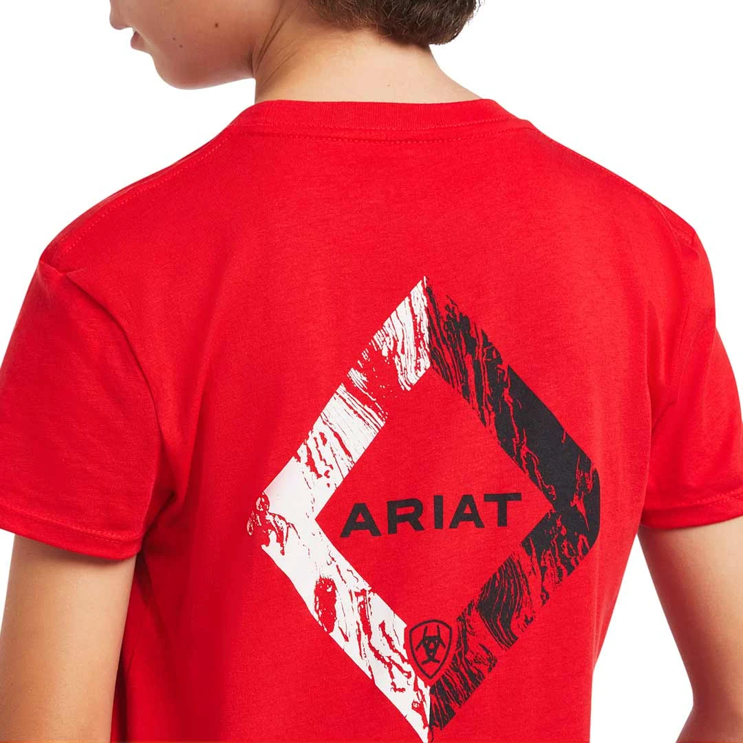 Ariat Boys' Diamond Wood Graphic T-Shirt - Image 3