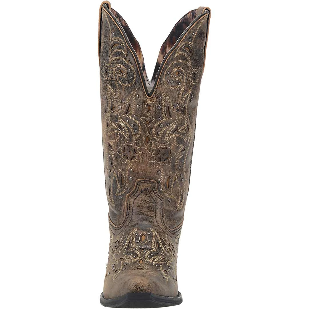 Laredo Women's Vanessa Wide Calf Leather Cowgirl Boots - Image 5