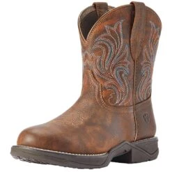 Ariat Women's Anthem Round Toe Shortie Cowgirl Boots