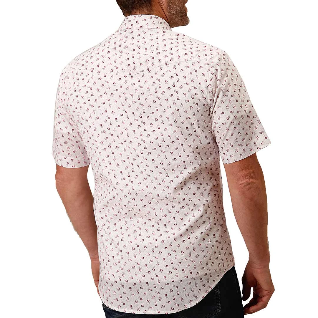 Roper Men's Short Sleeve Floral Print Snap Shirt - Image 2