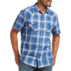 Ariat Men's Huck Retro Fit Short Sleeve Snap Shirt