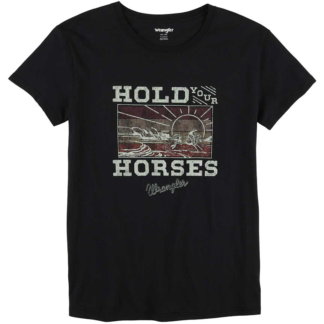 Wrangler Women's Hold Your Horses Boyfriend T-Shirt - Image 4