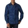 Wrangler Men's Retro Premium Bandana Print Snap Shirt