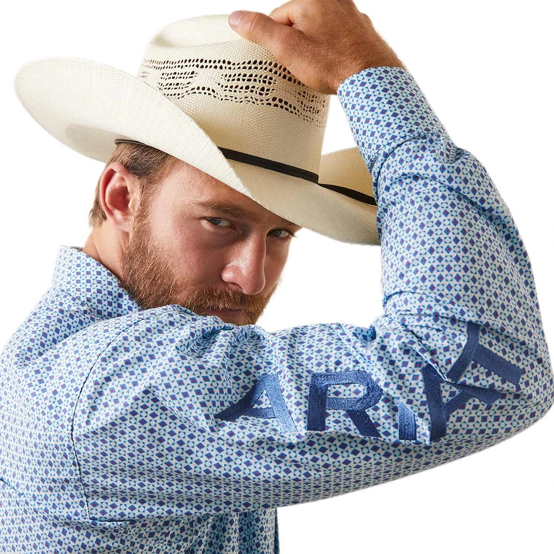 Ariat Men's Team Syed Fitted Button-Down Shirt - Image 5