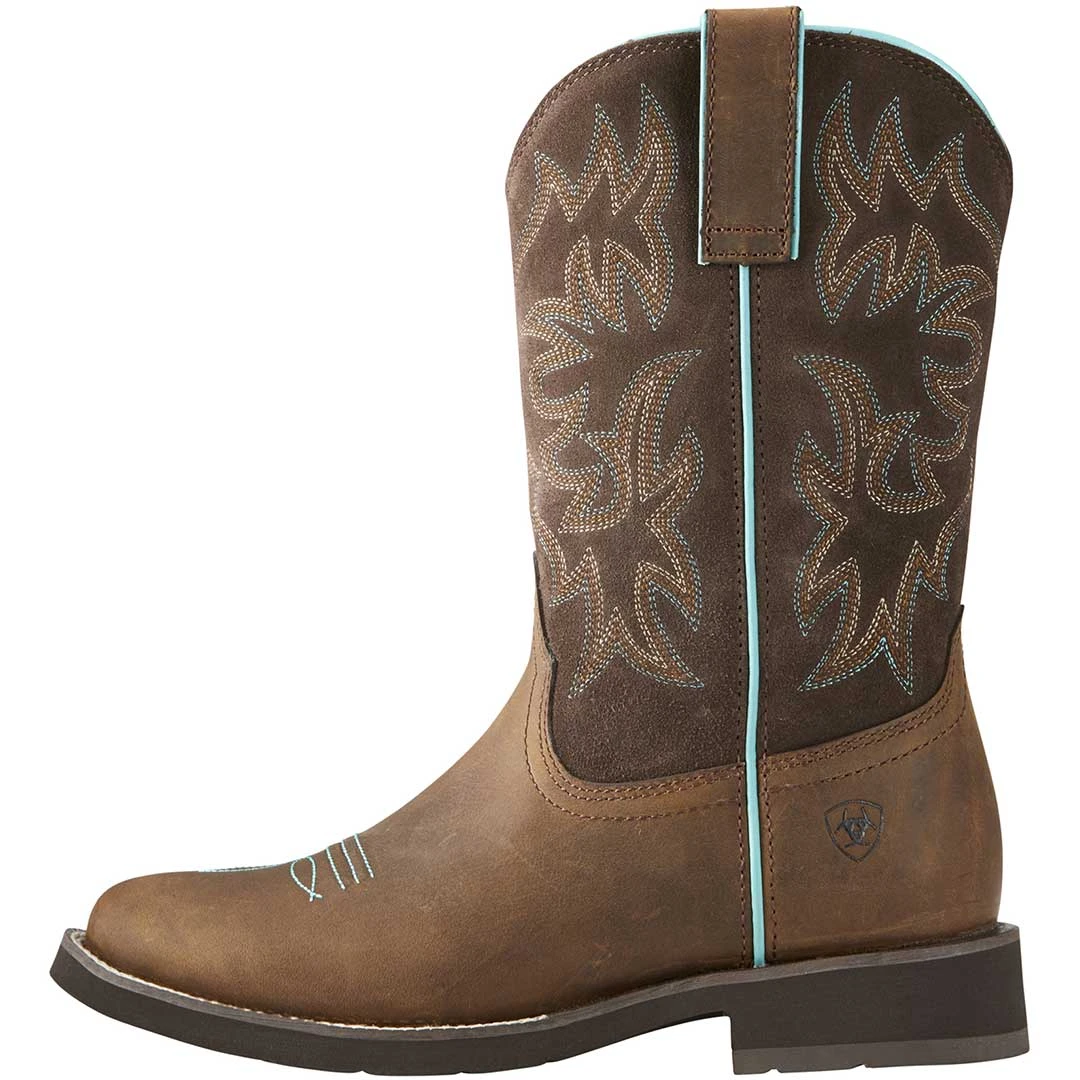Ariat Women's Delilah Round Toe Cowgirl Boots - Image 2