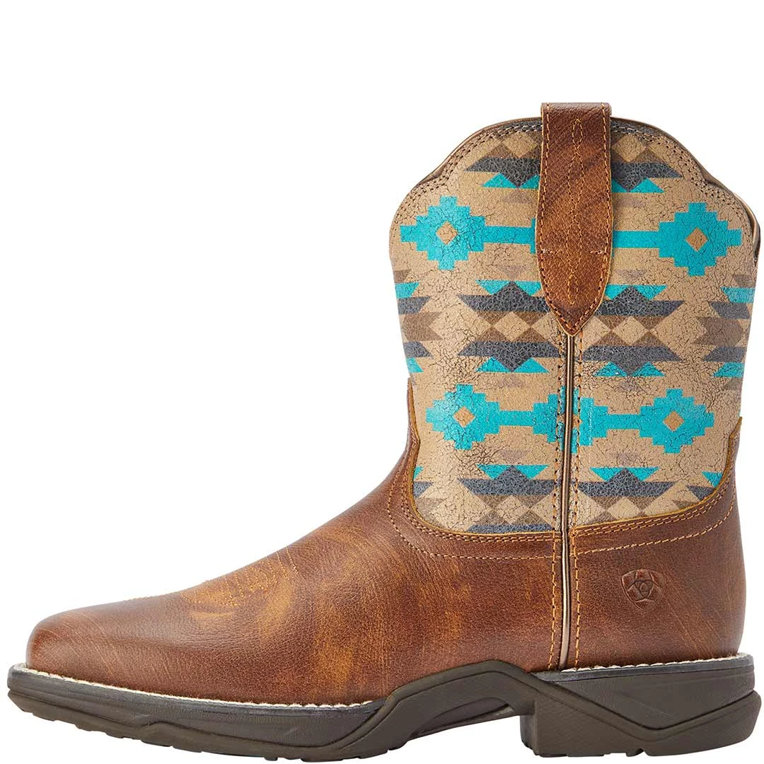 Ariat Women's Anthem Shortie Savanna Cowgirl Boots - Image 3