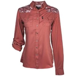Hooey Brands Women's Floral Yoke Sol Snap Shirt