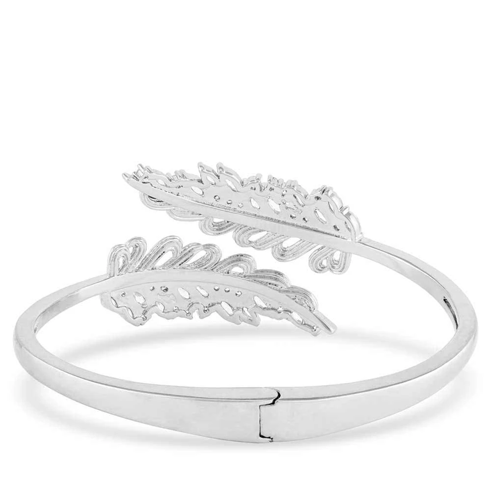 Montana Silversmiths Whispering Feathers Crystal Bracelet - Image 2