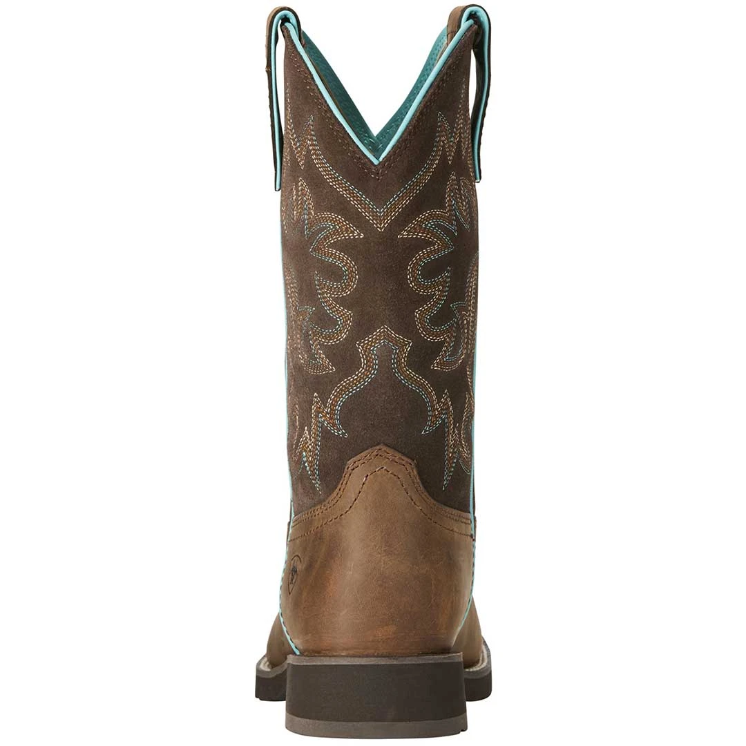 Ariat Women's Delilah Round Toe Cowgirl Boots - Image 3