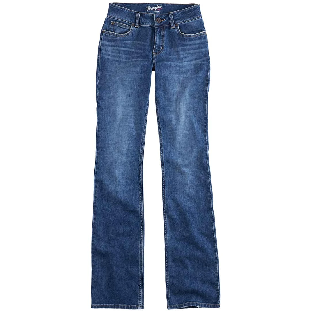 Wrangler Women's Retro Mae Aztec Pocket Bootcut Jeans - Image 7