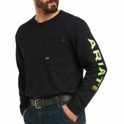 Ariat Men's Rebar Workman Logo Long Sleeve T-shirt