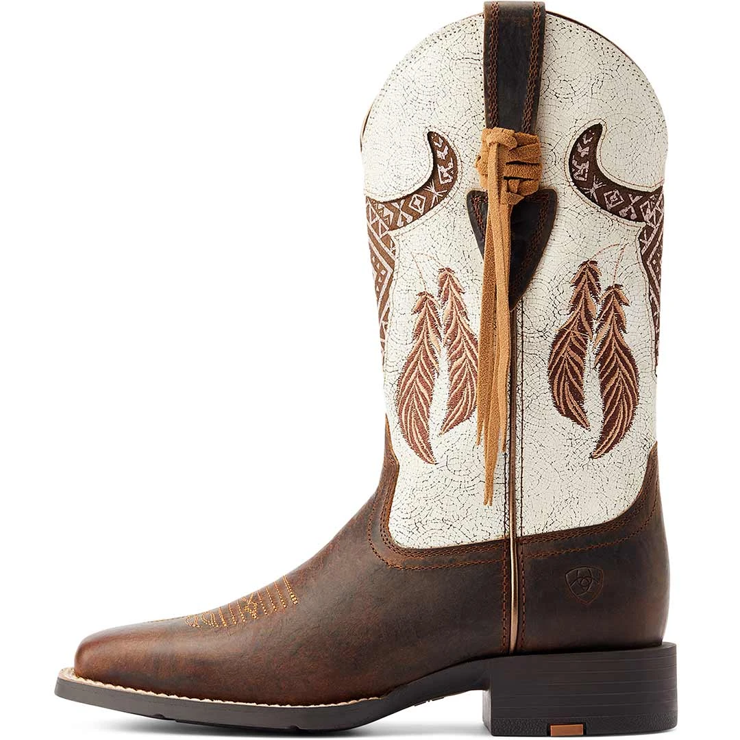 Ariat Women's Round Up Southwest StretchFit Cowgirl Boots - Image 3