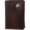 Jack Daniel's Men's Silver Concho Tri-Fold Wallet