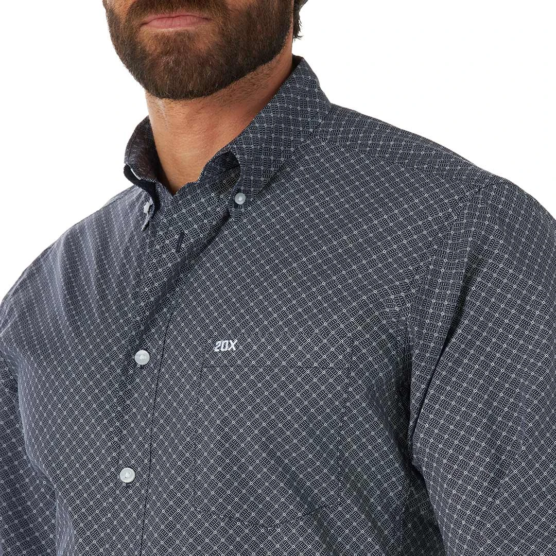 Wrangler Men's 20X Competition Button-Down Print Shirt - Image 2