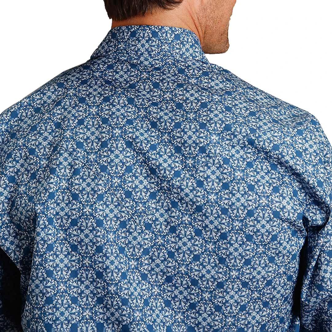 Stetson Men's Floral Print Snap Shirt - Image 2