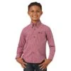 Wrangler Boys' George Strait Geometric Print Shirt