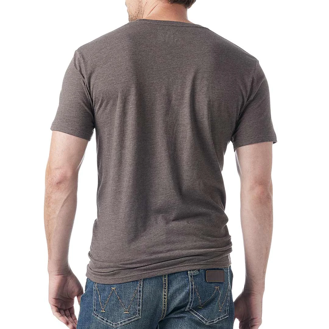 Wrangler X Yellowstone Men's Steer Head Brand T-shirt - Image 2