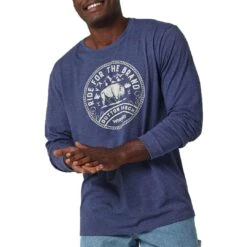 Wrangler X Yellowstone Men's Ride For The Brand Long Sleeve T-Shirt