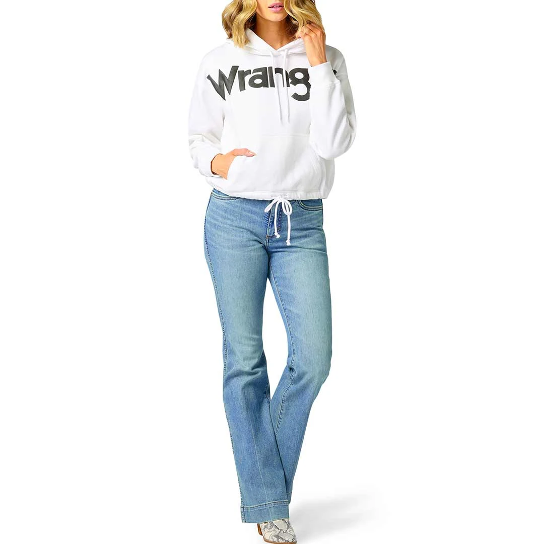Wrangler Women's Retro Logo Cinched Hoodie - Image 2