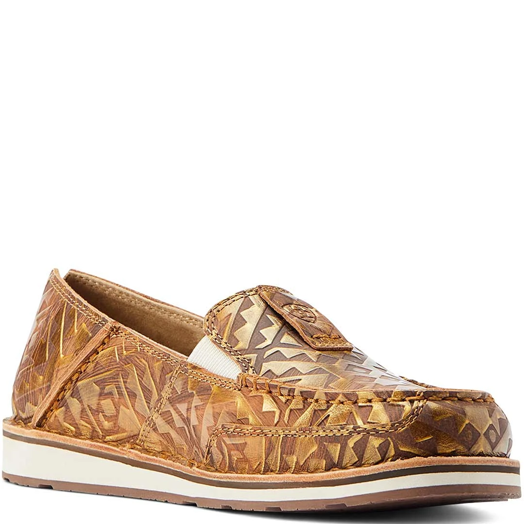 Ariat Women's Metallic Aztec Cruiser Slip-On Shoes - Image 2