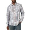 Wrangler Men's Fashion Plaid Snap Shirt