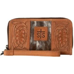 STS Ranchwear Hair-On-Hide Tooled Kacy Organizer