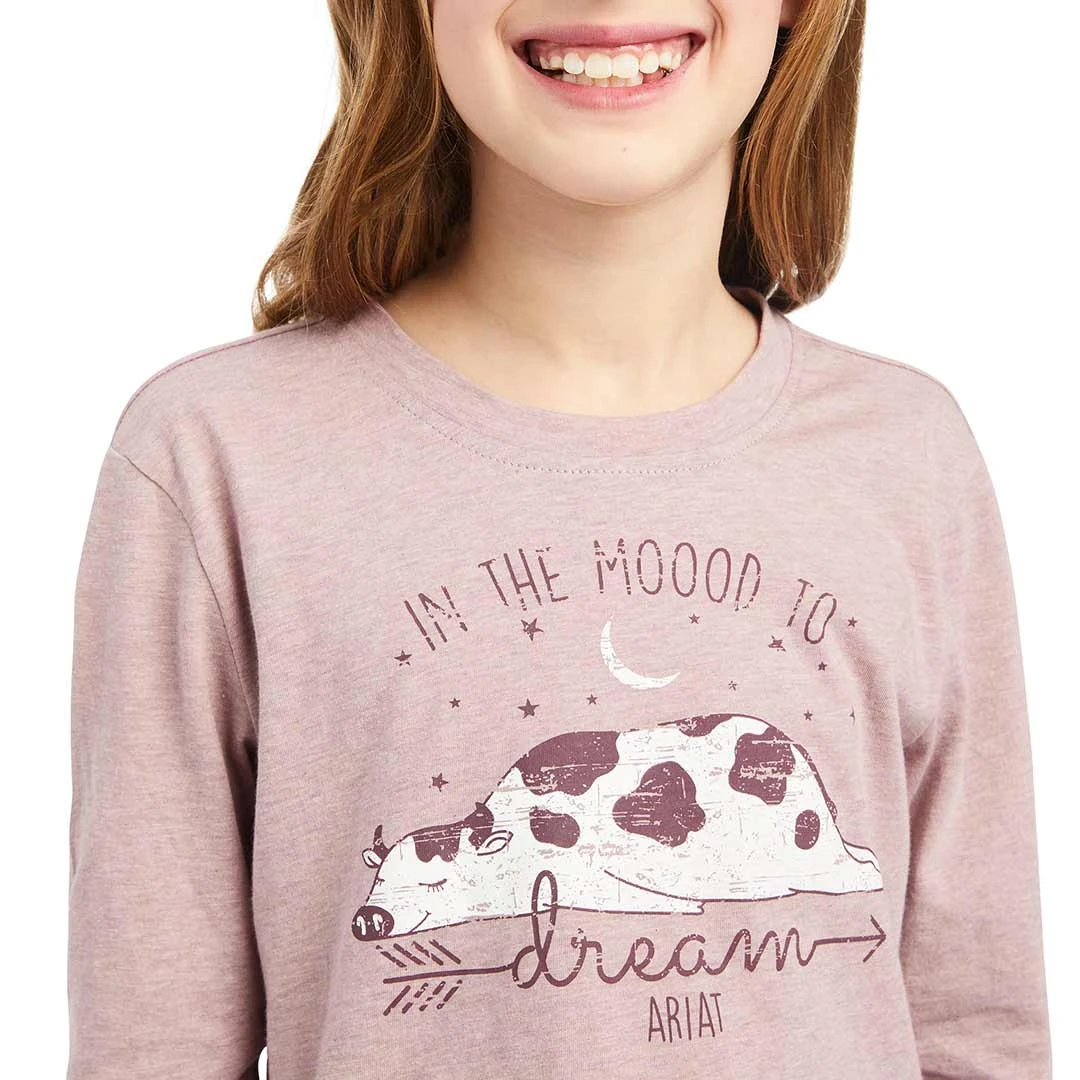 Ariat Girls' REAL Dreamin Mood T-Shirt - Image 3