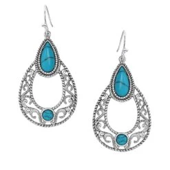 Montana Silversmiths New Stone Teardrop Earrings