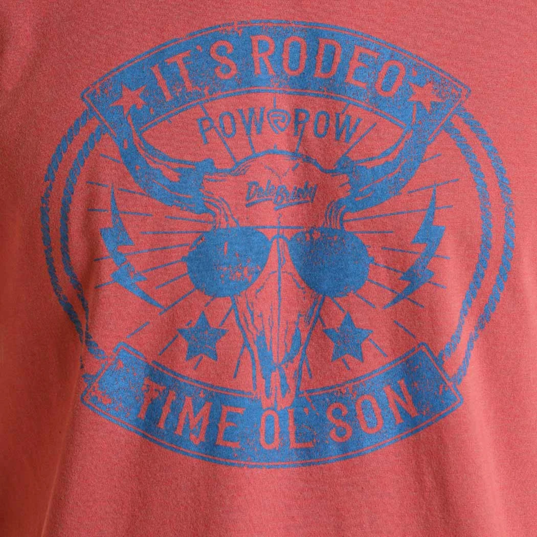 Rock & Roll Cowboy Men's Dale Brisby Rodeo Time Graphic T-Shirt - Image 2