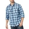 Wrangler Men's Rock 47 Plaid Snap Shirt