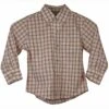Wrangler Boys' Riata Button-Down Plaid Shirt