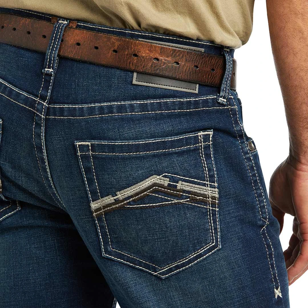 Ariat Men's M5 Stretch Remming Stackable Straight Leg Jeans - Image 3