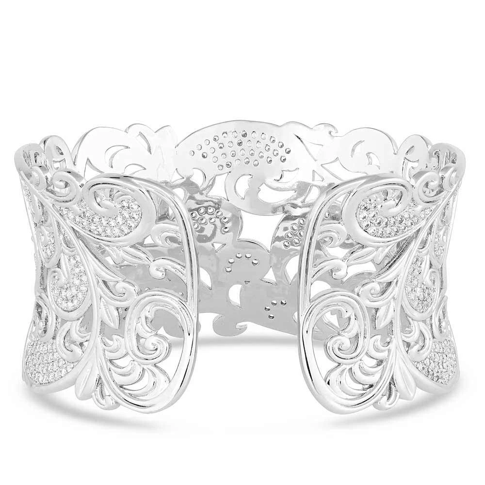 Montana Silversmiths Women's Princess Frost Cuff Bracelet - Image 2